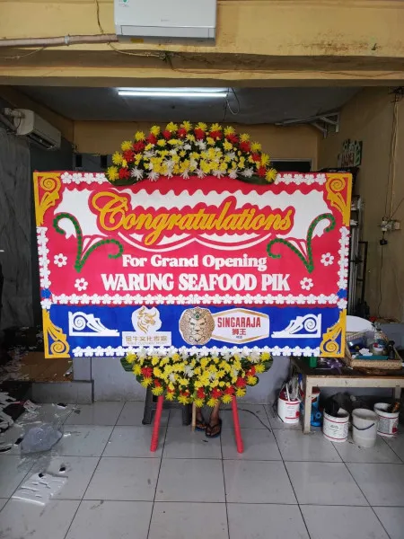 Papan Bunga Ucapan Selamat Wantilan Cipeundeuy