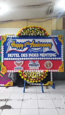Papan Bunga di Wantilan Cipeundeuy